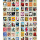 Collection of London-themed postage stamps on a white background