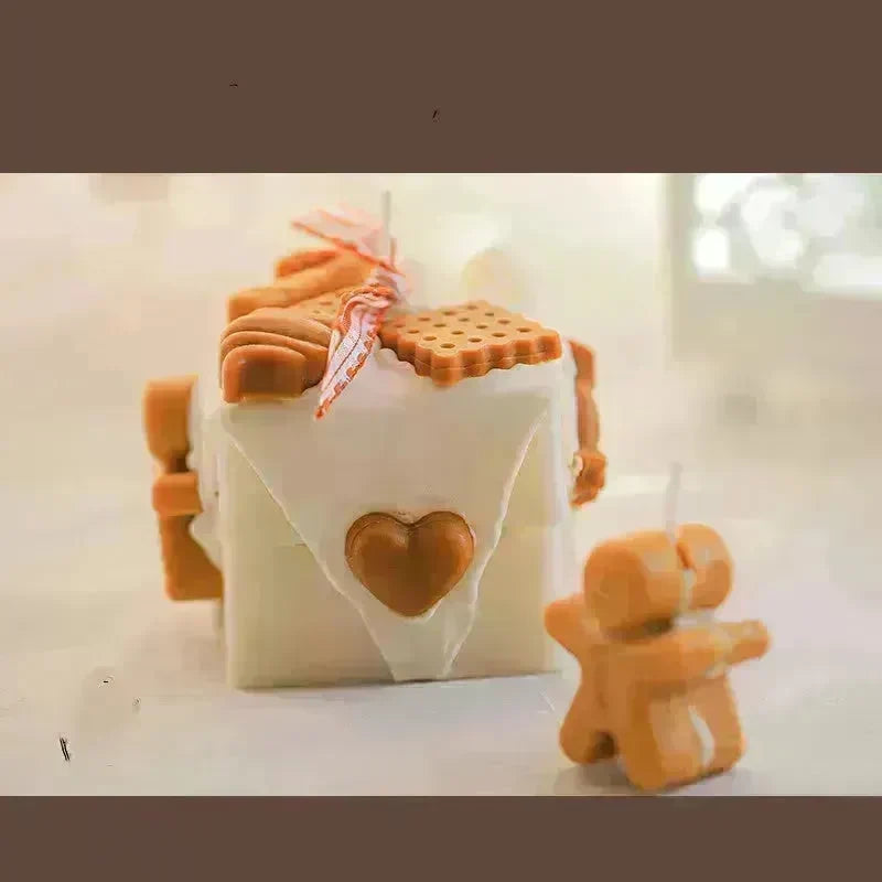 Homemade Gingerbread Man Christmas Scented Candles - EX-STOCK CANADA
