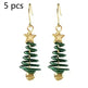 Christmas Earrings Tree Star DIY Earrings - EX-STOCK CANADA