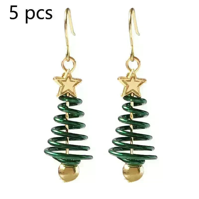 Christmas Earrings Tree Star DIY Earrings - EX-STOCK CANADA