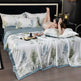 Printed Washed Tencel Summer Cooling Duvet Four-piece Set EX-STOCK Canada 