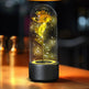 Creative 2 In 1 Rose Flowers LED Light And Bluetooth-compatible Speaker Valentine's Day Gift Rose Luminous Night Light Ornament In Glass Cover - EX-STOCK CANADA