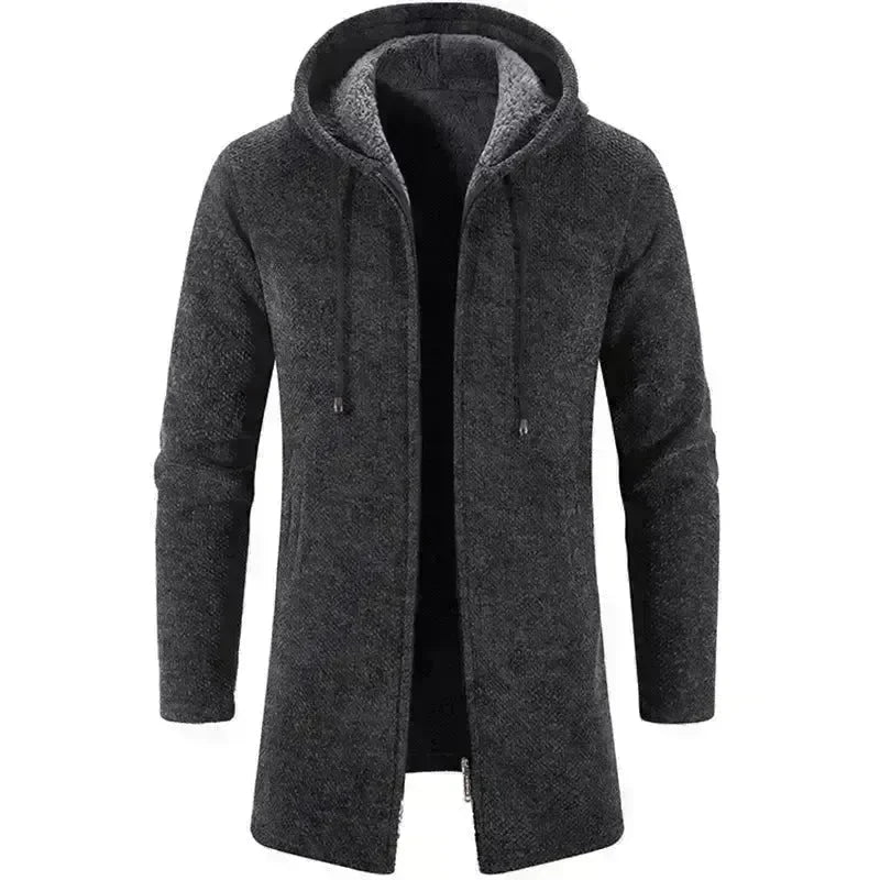 Plus Fleece Trend And Handsome All-match Cardigan For Men - EX-STOCK CANADA