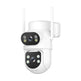 White 4G LTE Outdoor PTZ Security Camera with Solar Panel 7