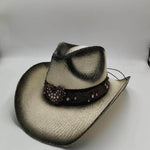 Summer Outdoor Ethnic Style Felt and Straw Cowboy Hat - EX-STOCK Canada
