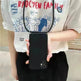 Solid Color Diagonal Lanyard Phone Case Silicone Couple Phone Case - EX-STOCK CANADA