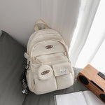 High School And College Student College Style Computer Bag Couple Backpack EX-STOCK