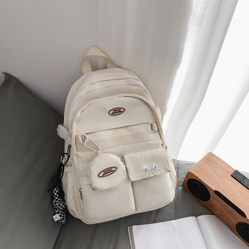 High School And College Student College Style Computer Bag Couple Backpack EX-STOCK