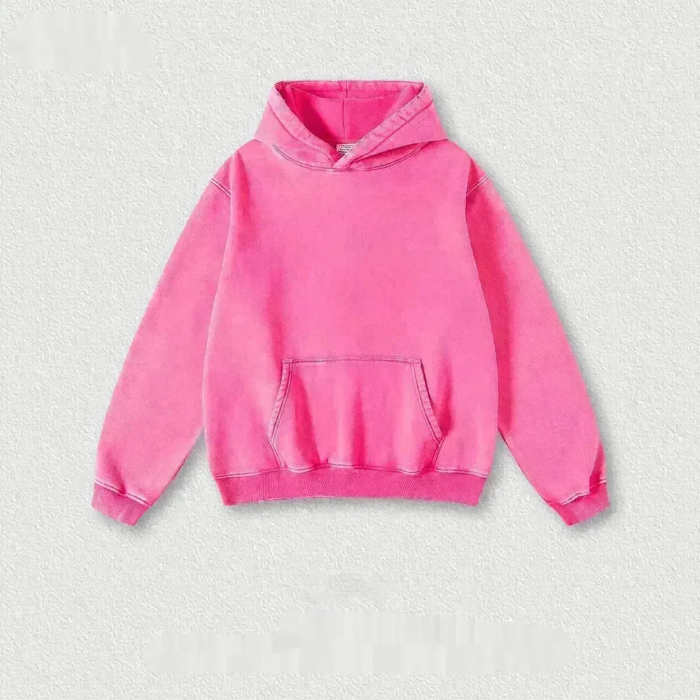 Men's Fashion Retro Velvet Hoodie Sweatshirt Pullover top - EX-STOCK CANADA