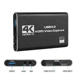 4K HDMI Game Capture Card USB3.0 1080P Capture Card Device For Streaming - EX-STOCK Canada