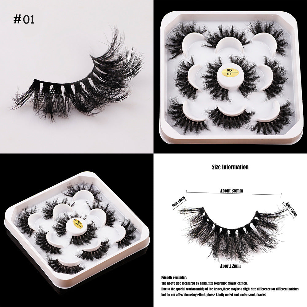 5 Pairs Of Thick False Eyelashes EX-STOCK Canada 