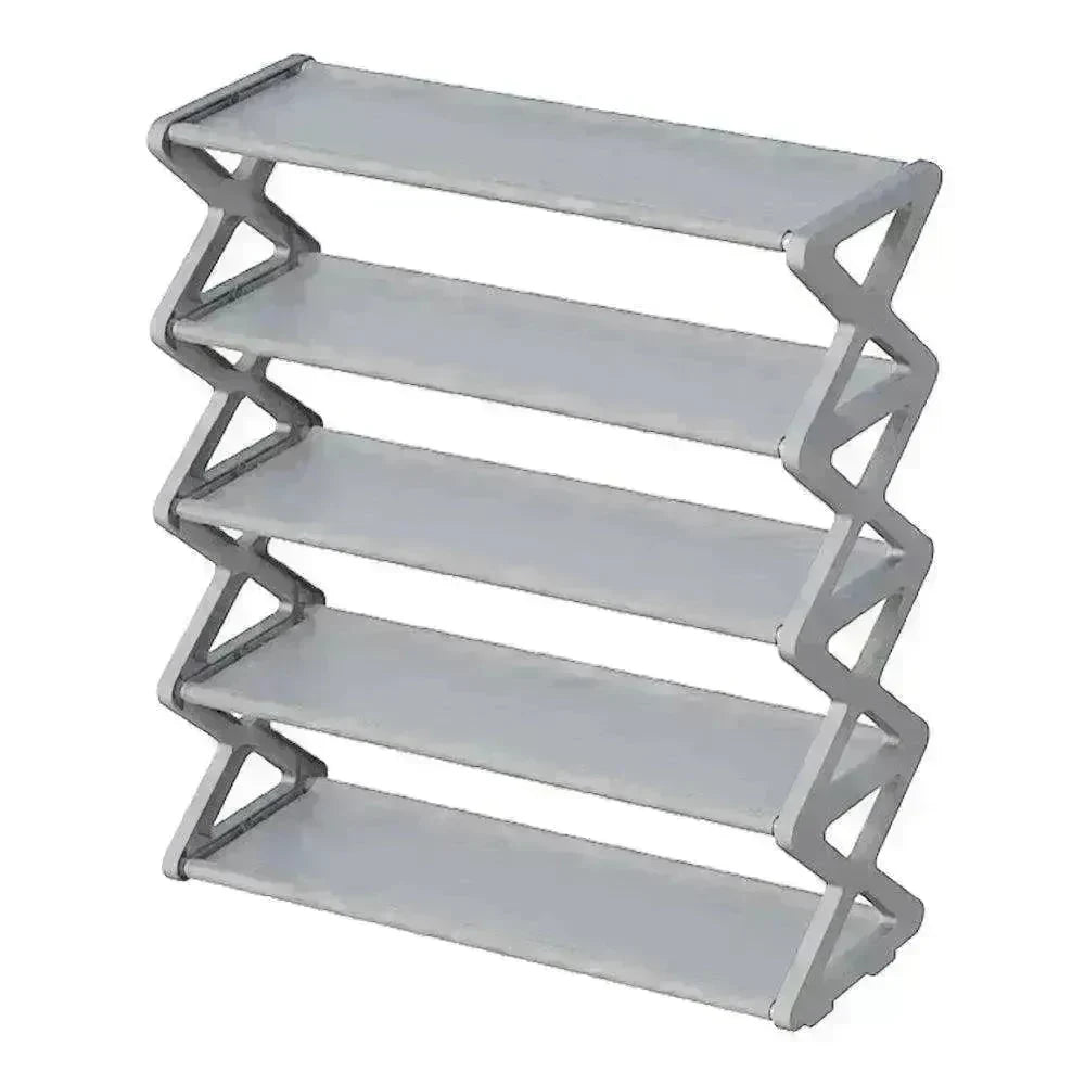 5 Tier X shaped Simple & stylish Shoe Rack Storage - EX-STOCK CANADA