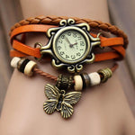 Cowhide winding bracelet watch - EX-STOCK Canada