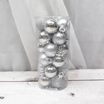 Decoración navideña bola de Navidad mate brillante