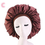 Beauty print Satin Silk Hair Bonnet for sleeping - EX-STOCK Canada