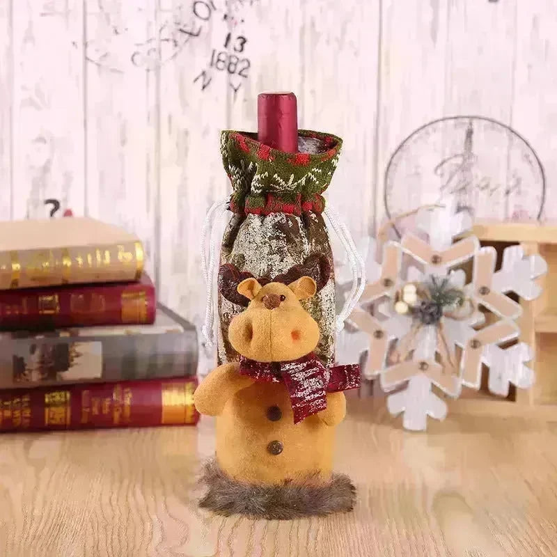 Christmas Decorations Christmas Wine Bottle Socks - EX-STOCK CANADA