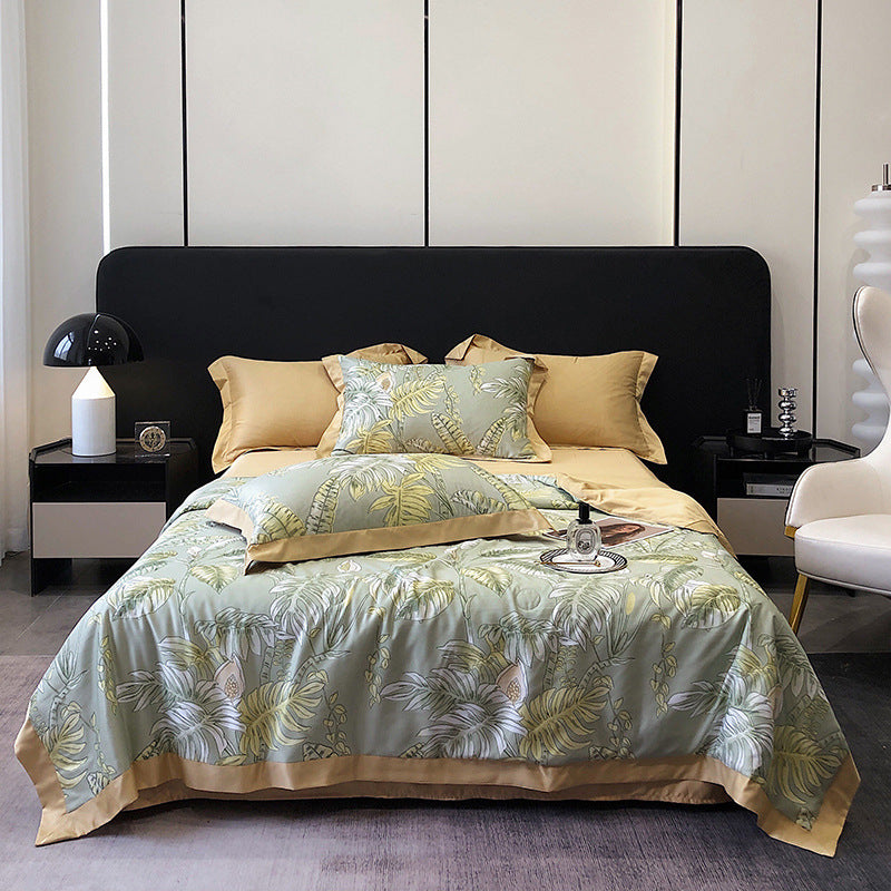 Tencel Summer Duvet Four-piece Washed Silk EX-STOCK Canada 