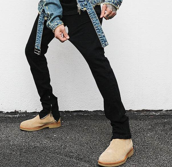 Ankle Zip Denim pant men Jeans - EX-STOCK Canada