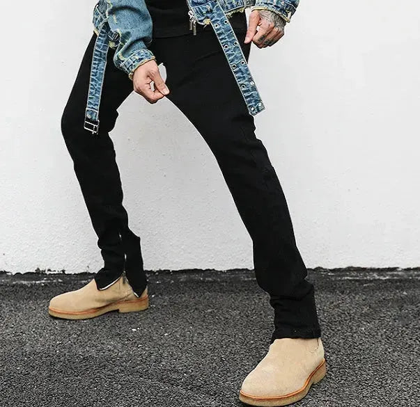 Ankle Zip Denim pant men Jeans - EX-STOCK CANADA