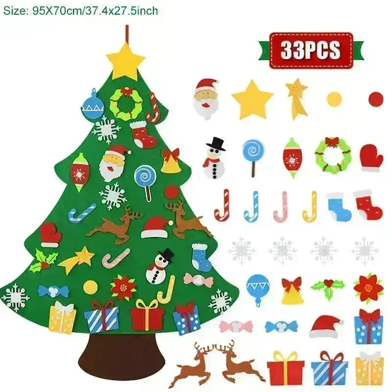 DIY Felt Christmas Tree Ornaments For Kids - EX-STOCK CANADA