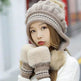 Women Cozy Knit Fleece-Feel Beanie With Ear Flaps Winter Hat Perfect For Skiing & Outdoor Activities - EX-STOCK Canada