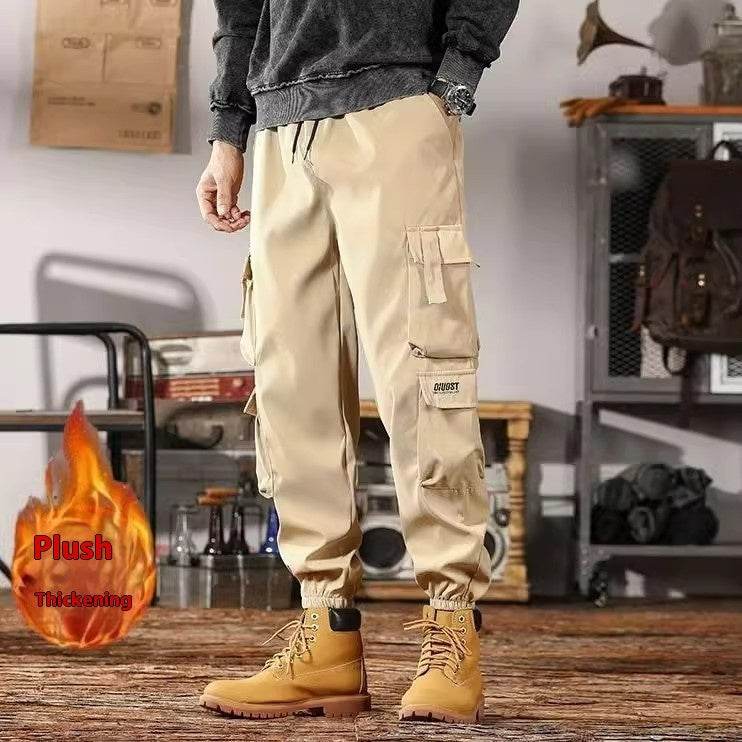 Casual Sports Loose Ankle-banded Versatile Cargo pant trouser Men - EX-STOCK Canada