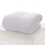 Pure Cotton Bath Towels – Multi-Colour Set | 70×140cm white 