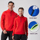 Half Zipper Long Sleeve Workout Top Outdoor Running Quick-drying Gym Shirt - EX-STOCK Canada