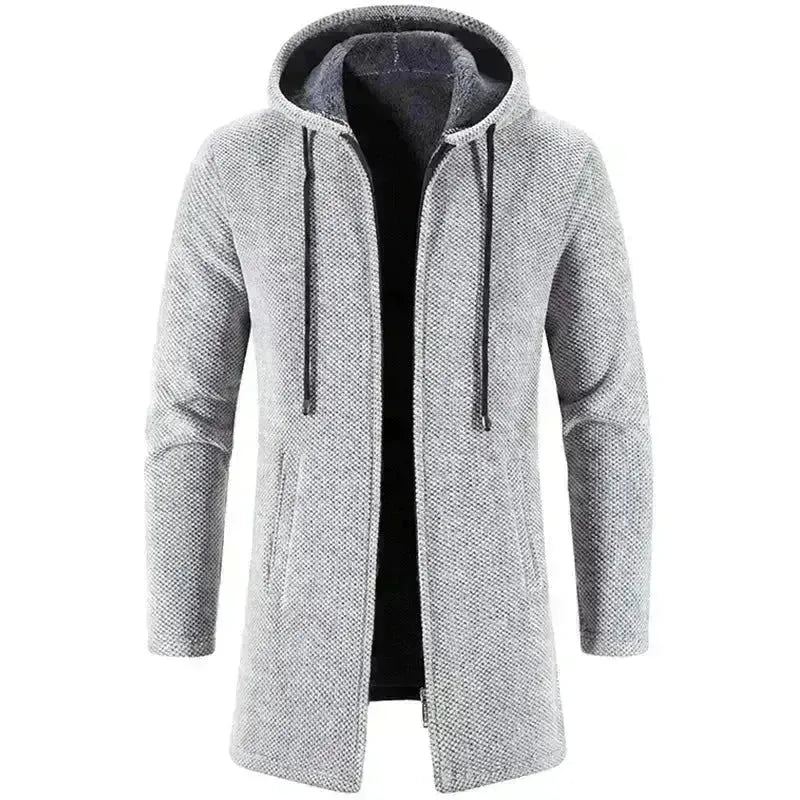 Plus Fleece Trend And Handsome All-match Cardigan For Men - EX-STOCK CANADA