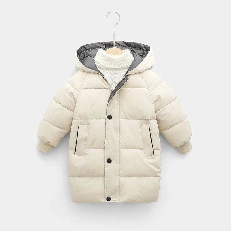 Children Winter Puffer Hoodie Windproof Jacket kids - EX-STOCK Canada