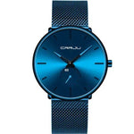 Simple ultra-thin watch round mesh belt watch - EX-STOCK Canada
