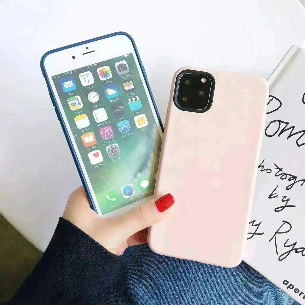 Plain Soft Silicone Mobile iphone phone case Unisex - EX-STOCK CANADA