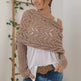 Autumn And Winter Warm Knitted Shawl Women's Hollowed-out Double Sleeve Shawl Collar Fashion Natural For Home And Party EX-STOCK Canada 