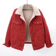 Lamb Wool Thickened Plus Velvet Denim Jacket Women EX-STOCK Canada 
