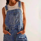 Casual Loose Denim Overalls Street Jeans Jumper Pant Denim Jumper for Women - EX-STOCK Canada
