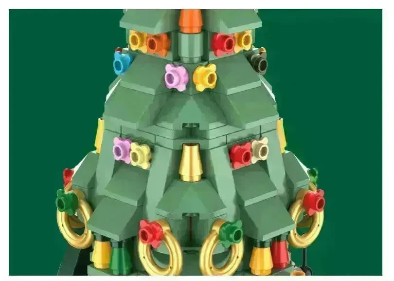 Black Friday deals Christmas Tree Blocks Spin Music Box Blocks - EX-STOCK CANADA