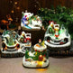 Christmas Rotating Resin Luminous Music Box Ornaments - EX-STOCK CANADA