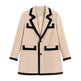 Stitching fashionable Street Blazer suit for women - EX-STOCK Canada