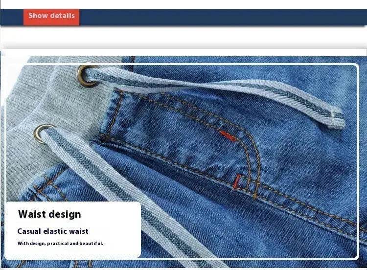Simple And Versatile Casual Boys' Denim Capris Denim Pant Trouser for boys - EX-STOCK Canada