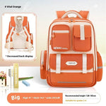 Children's Spine Protection Backpack Multi-compartment Burden Reduction Schoolbag - EX-STOCK Canada