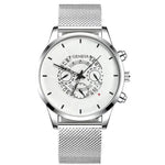 Alloy mesh calendar watch - EX-STOCK Canada