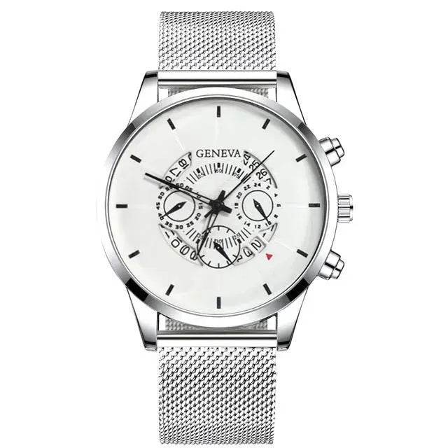 Alloy mesh calendar watch - EX-STOCK Canada