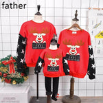Family Christmas Deer Santa claus sweatshirt - EX-STOCK Canada