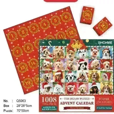 New 24 Boxes Unique Christmas Advent Calendar  2024 Jigsaw Puzzle - EX-STOCK CANADA