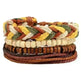 Multilayer Hemp Rope Beaded Bracelet for men and women - EX-STOCK CANADA