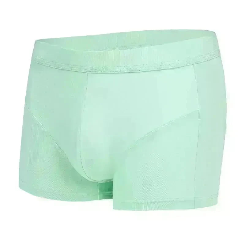 Men's Underwear Plain Cotton Boxer Short Breathable U Convex - EX-STOCK CANADA