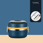 304 Stainless Steel Insulated Barrel Multi-layer Lunch Box EX-STOCK