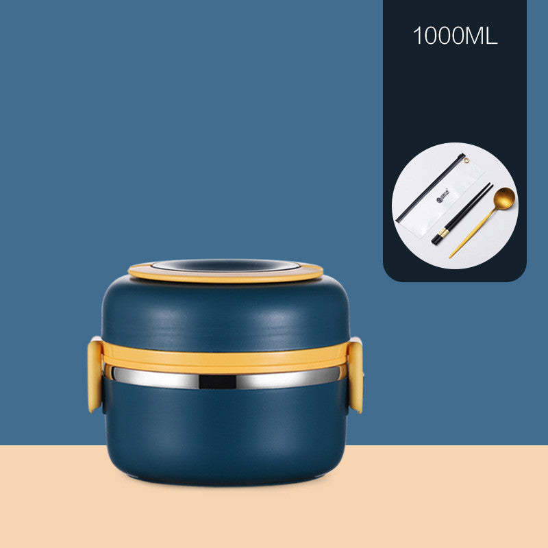 304 Stainless Steel Insulated Barrel Multi-layer Lunch Box EX-STOCK