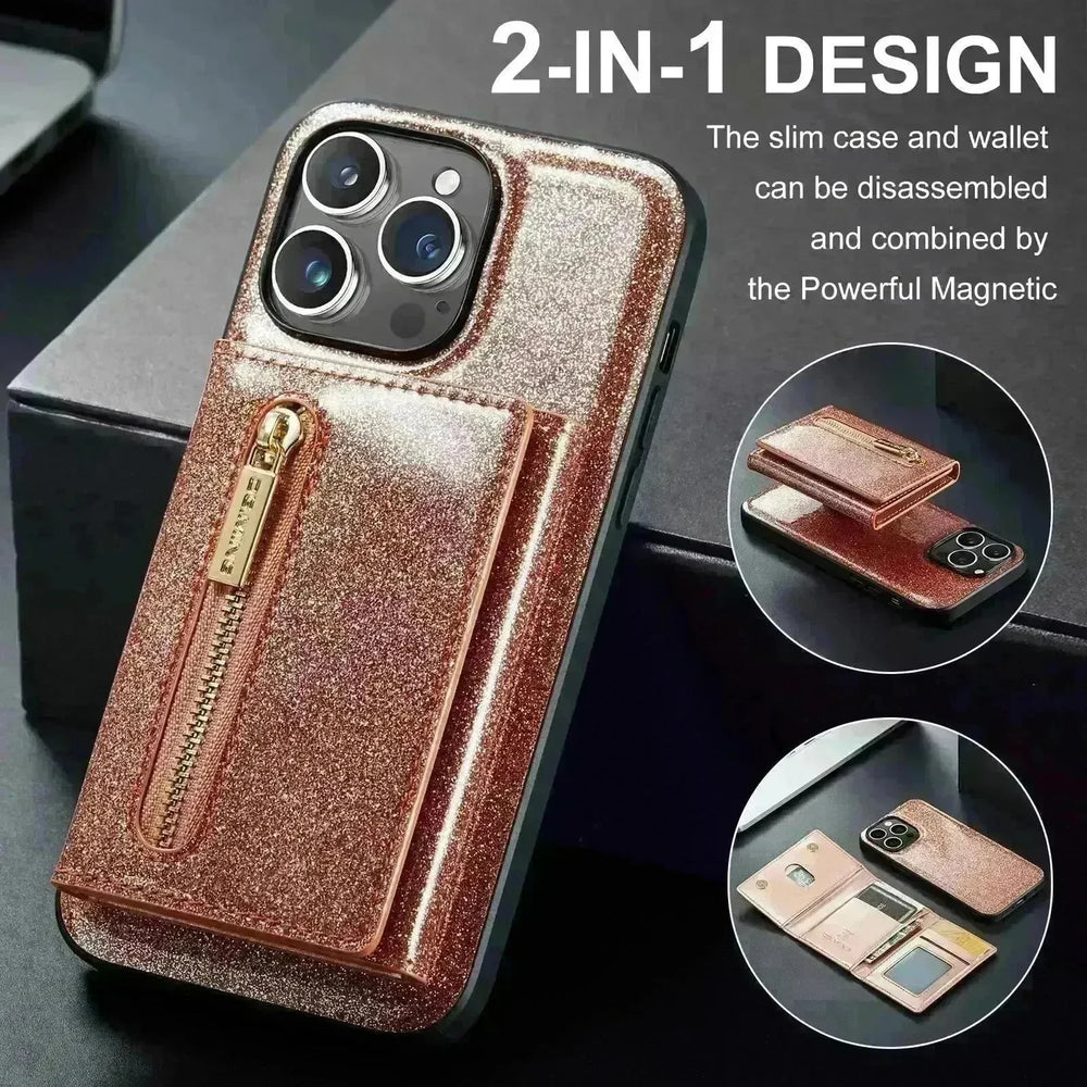 Magnetic Card Holder Protective Case Phone Case Leather Case - EX-STOCK CANADA