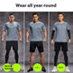 Sports Suit Gym Tights Quick-drying Morning And Night Running Workout Clothes - EX-STOCK CANADA